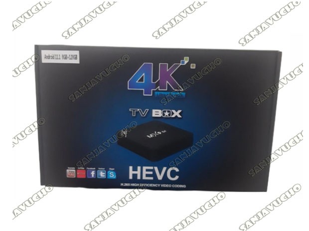 << SMART TV BOX QUAD PRO 4K ANDROID 11.1 (8GB+128GB)
